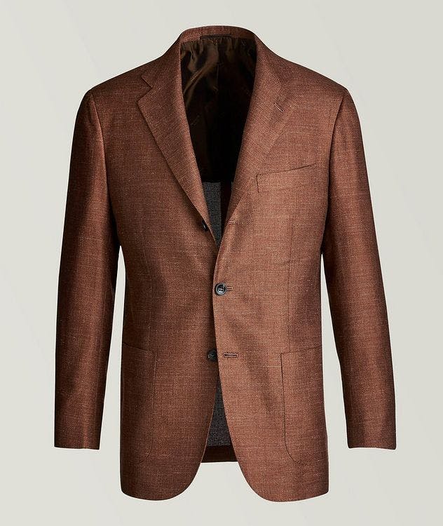 Contemporary Fit Cashmere-Linen-Silk Sport Jacket picture 1