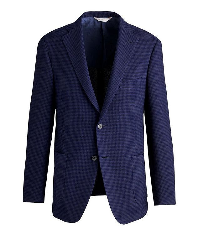 Michael Textured Stretch-Wool Check Sport Jacket picture 1