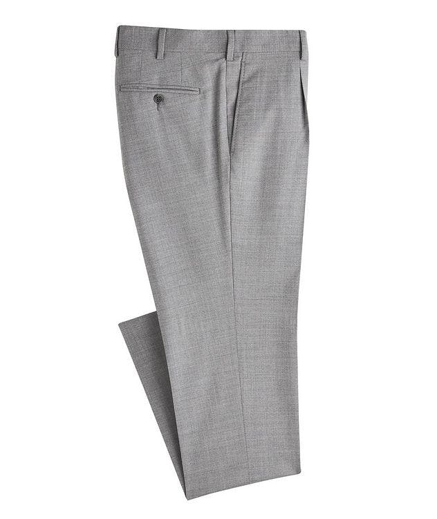 Stretch-Wool Crosshatch Dress Pants picture 1