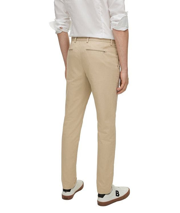 Slim Fit Stretch Cotton Chinos picture 3
