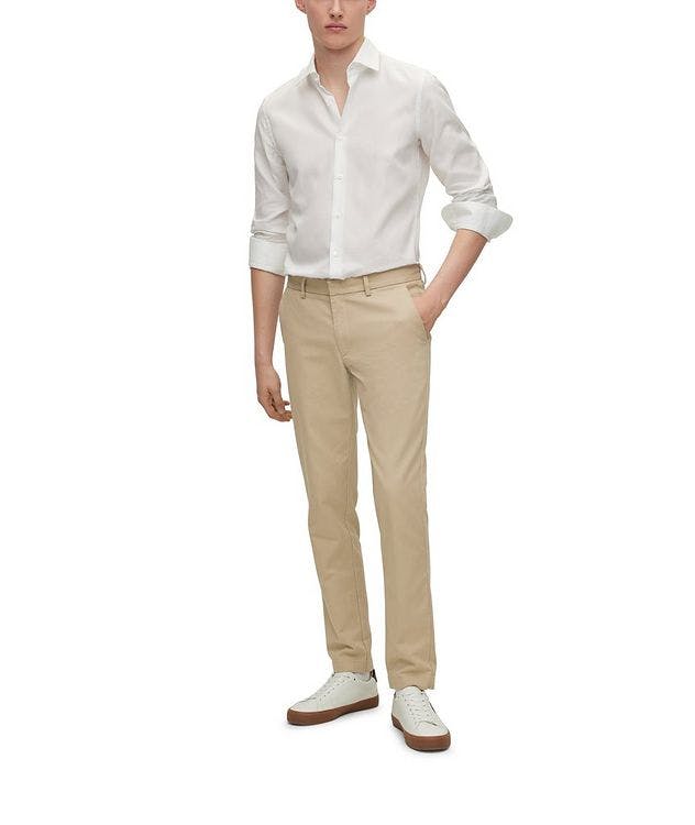 Slim Fit Stretch Cotton Chinos picture 6
