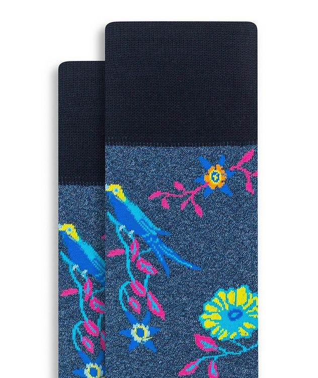 Printed Stretch-Cotton Socks picture 2