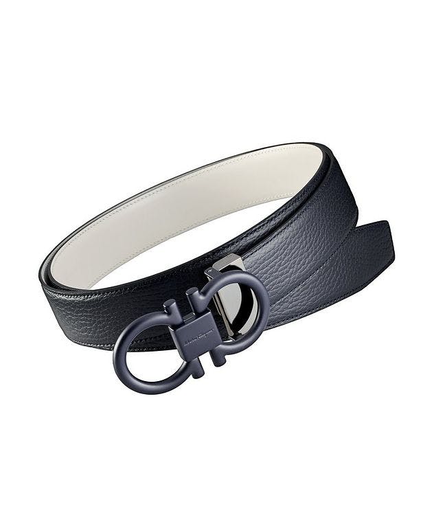 Double Gancini Reversible Leather Belt picture 1