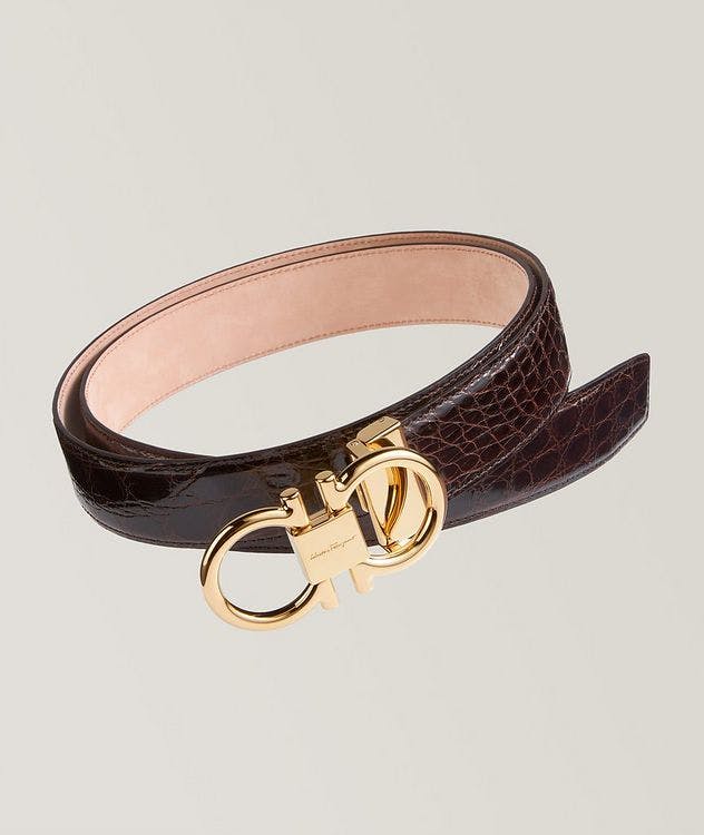 Double Giancini Leather Belt picture 1