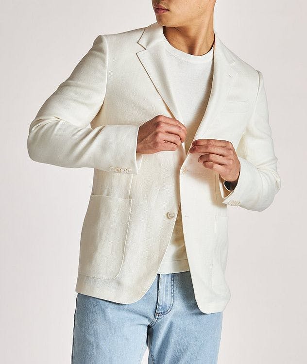 Easy light Linen Wool& Silk Sports Jacket  picture 2