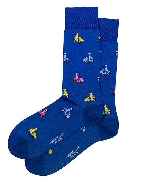 Italian Scooter Printed Socks picture 1