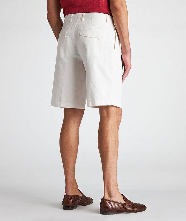 Cotton-Linen Summer Chino Shorts picture 3