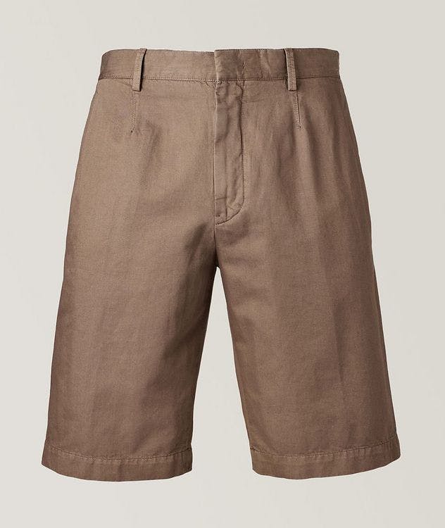Cotton-Linen Summer Chino Shorts picture 1