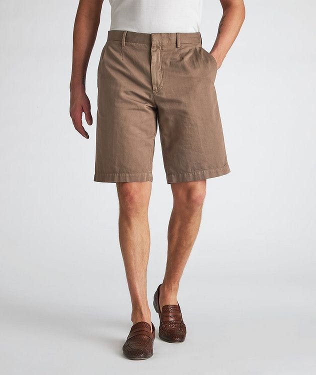 Cotton-Linen Summer Chino Shorts picture 2
