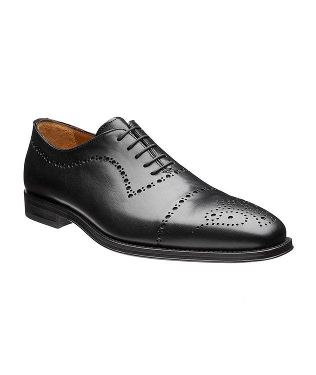 Leather Oxford with Perforations  picture 1