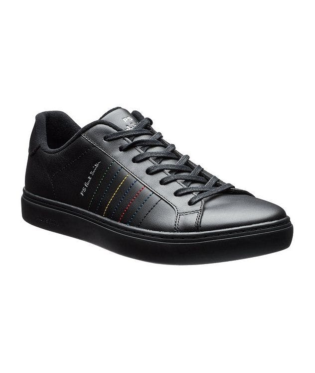 Rex Stripe Stitching Leather Sneakers picture 1