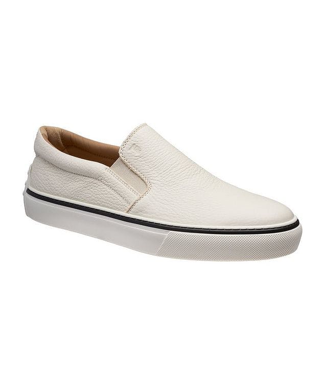 Slip-On Leather Sneakers picture 1