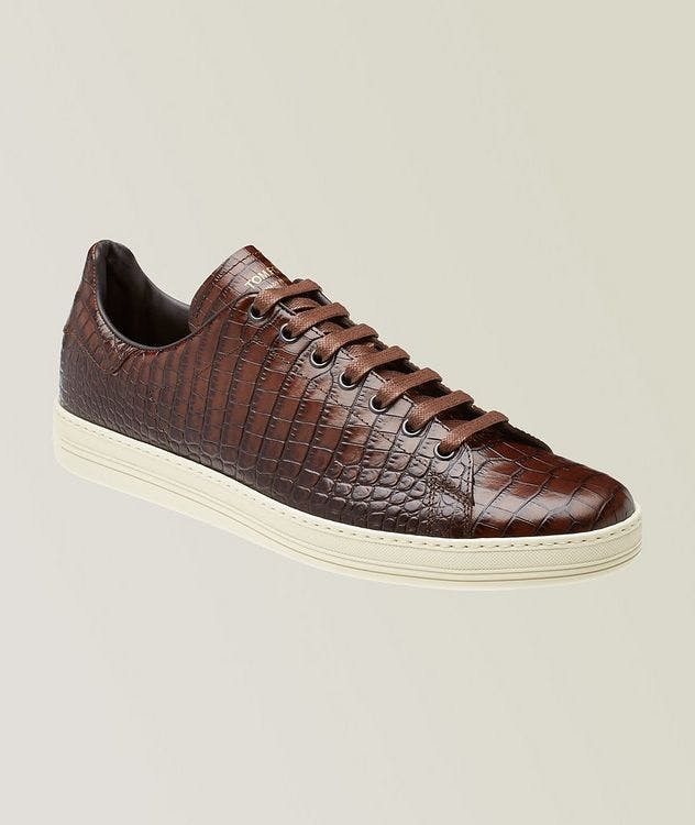 Warwick Printed Leather Sneakers picture 1