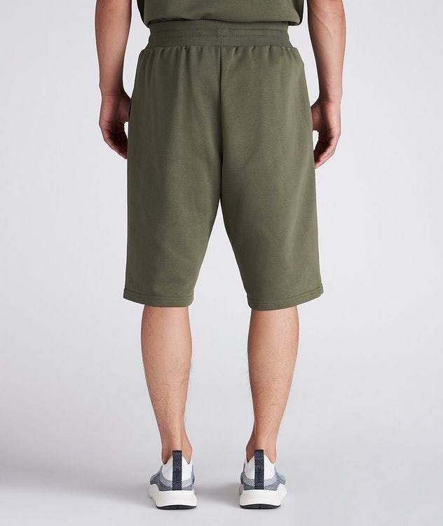 Olive Green Sweat Shorts  picture 3
