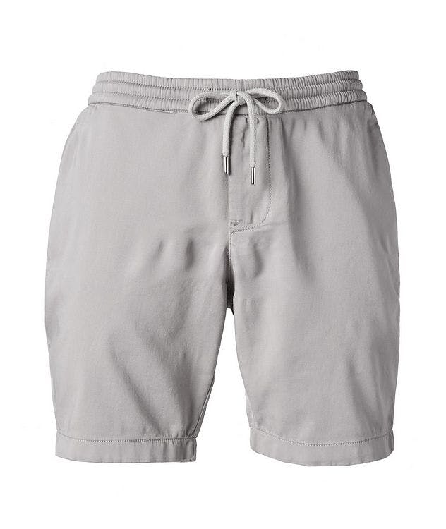 Drawstring French Terry Cotton Shorts picture 1