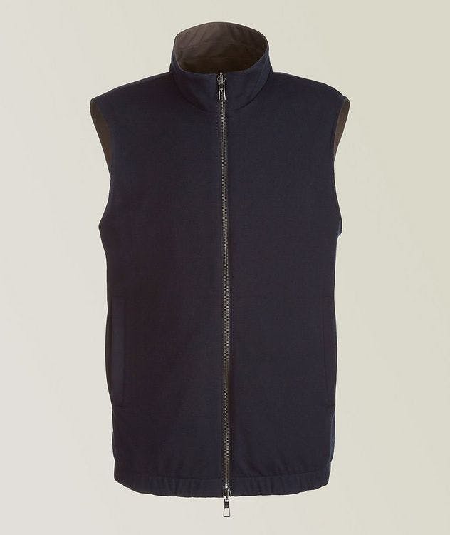 Wool Blend Reversible Vest picture 2