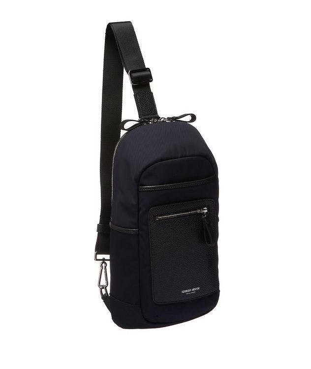 Two-tone Technical Nylon Sling Backpack picture 1