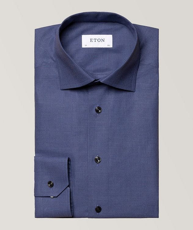 Slim Fit Neat Check Dress Shirt picture 1