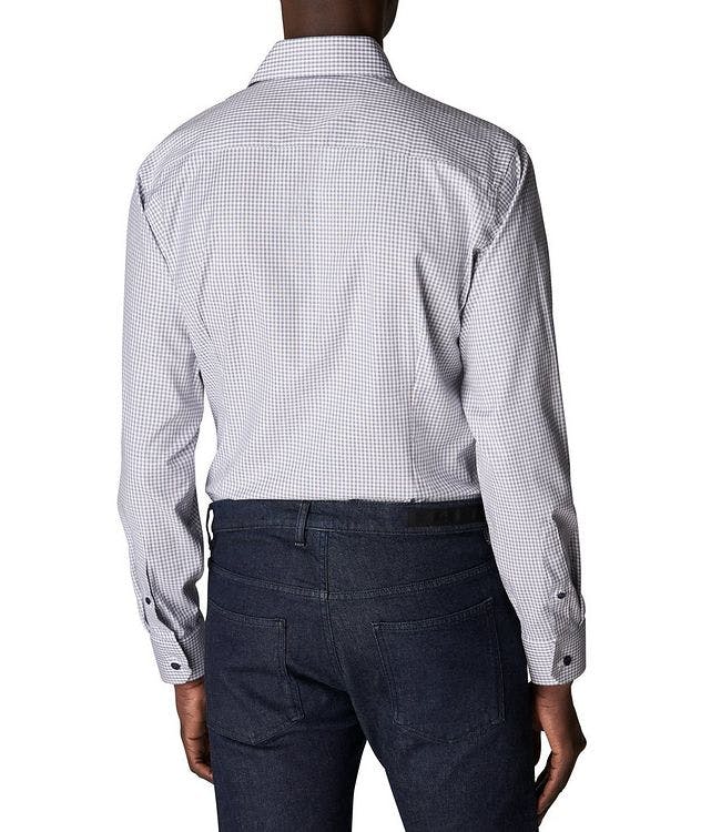 Slim Fit Check Stretch Dress Shirt picture 3