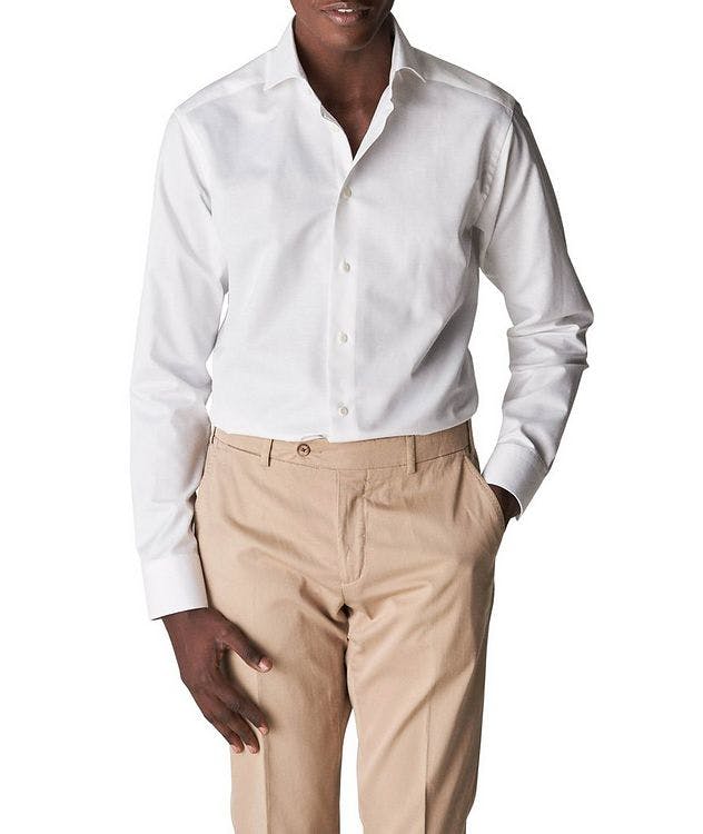 Contemporary Fit Cotton-Linen Shirt picture 2