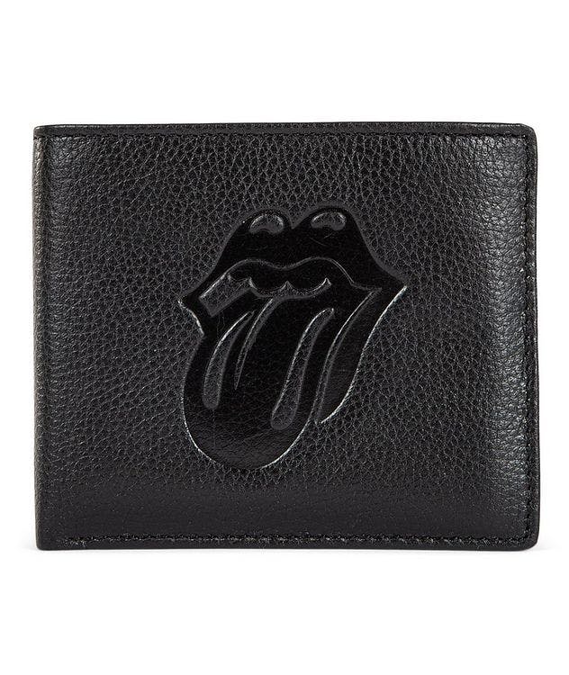 Portefeuille plié en cuir texturé, collection The Rolling Stones picture 1