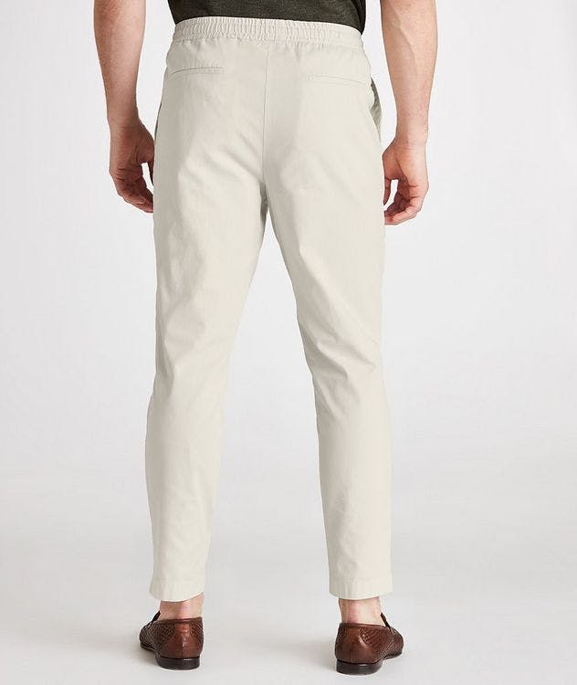 Cotton-Blend Drawstring Pants picture 3