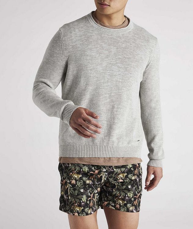 Cotton-Linen Blend Knit Sweater picture 3