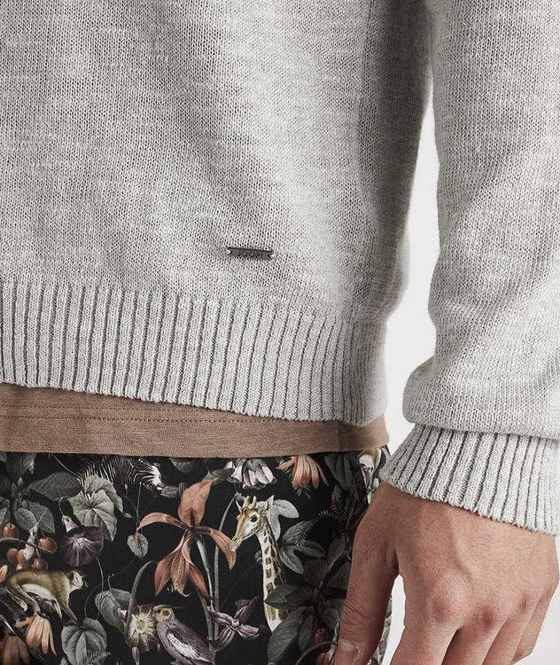 Cotton-Linen Blend Knit Sweater picture 6
