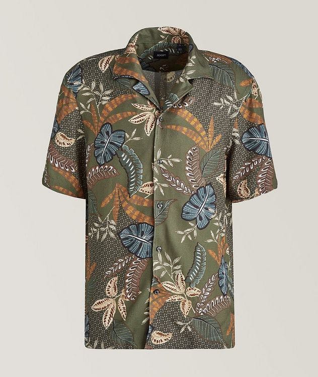 Forest Print Viscose Short sleeve Shirt picture 1