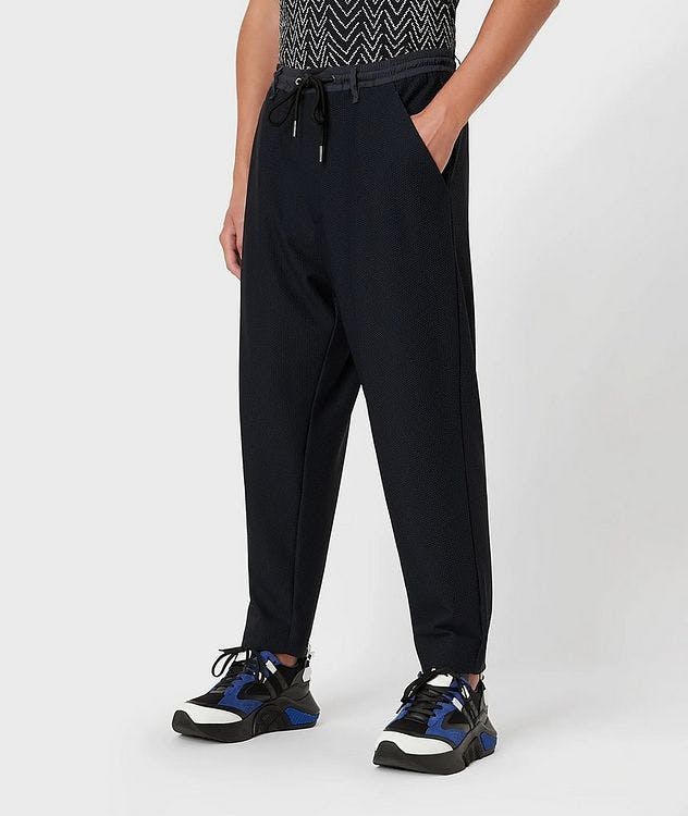 Technical Waffle Fabric Trousers picture 2