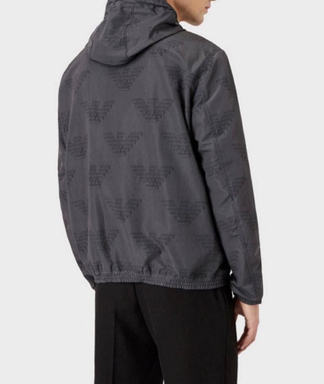 Hooded Blouson with All Over Print picture 3