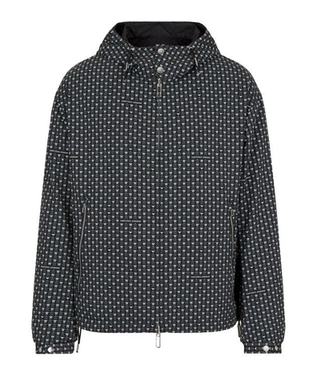 Reversible Hooded Blouson With Star Print picture 1