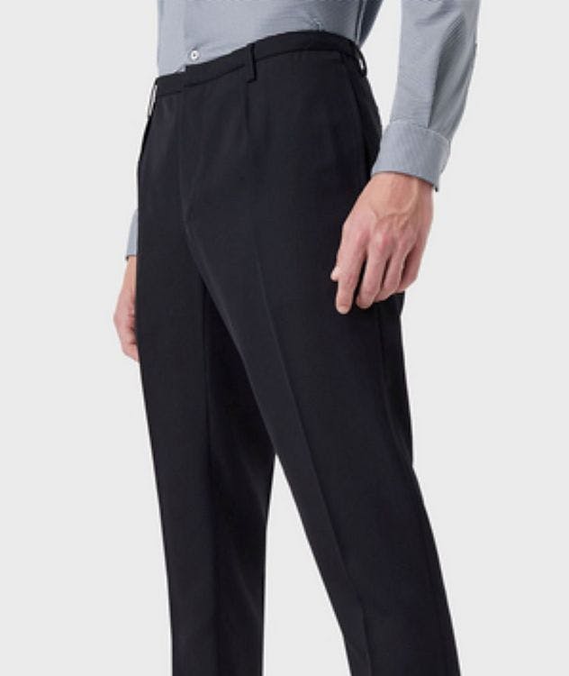 Cuffed Wool-blend Trousers picture 2