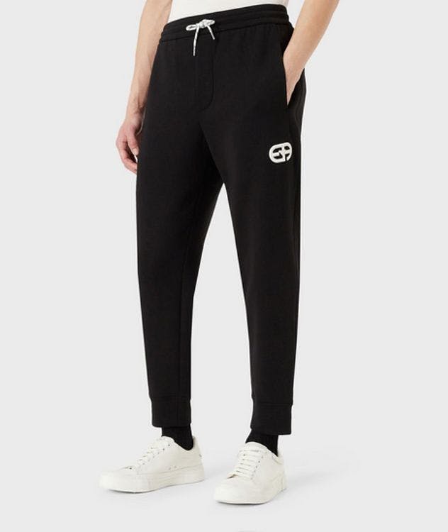 Double-jersey Joggers with Embroidered Logo picture 2