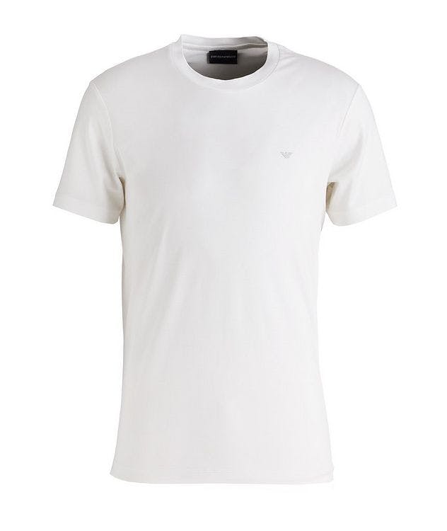 Tencel-Cotton Blend Crew Neck T-Shirt picture 1