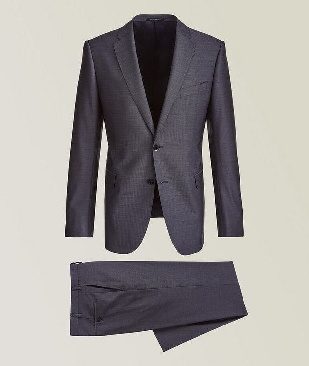 M-Line Stretch-Wool-Silk Suit picture 1