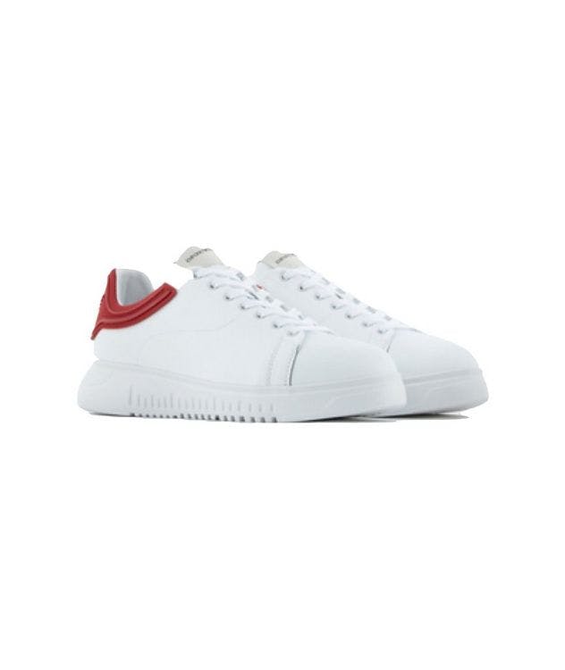 Leather Sneakers with Contrasting Back picture 1