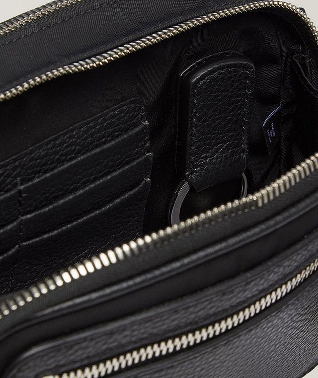Leather & Nylon Crossbody Bag picture 3