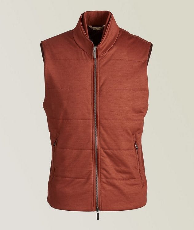 Wool Jersey Quilted Vest picture 1
