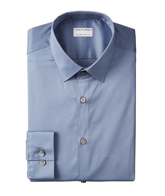 Filbrodie Slim Fit Stretch-Cotton Twill Shirt picture 1
