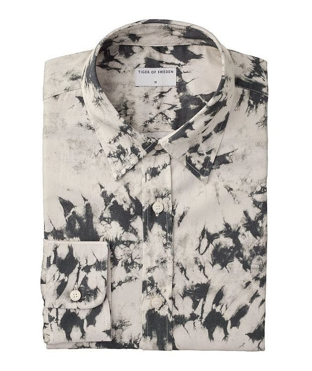 Floral Printed Cupro-Cotton Sport Shirt picture 1