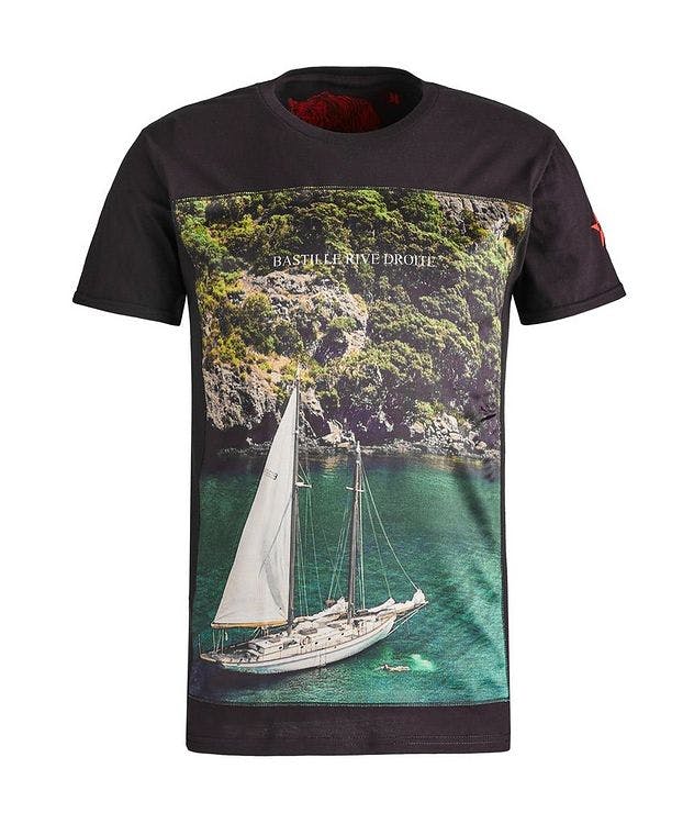 Sail Print Cotton T-Shirt picture 1