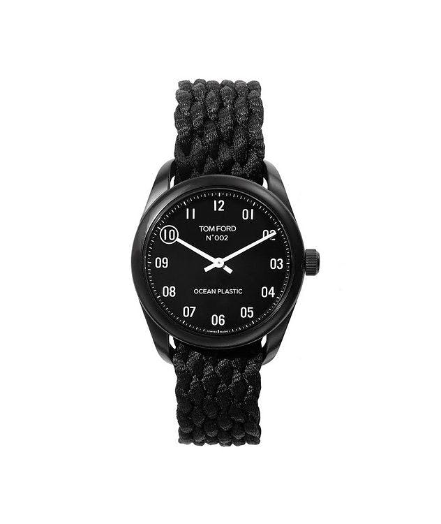 No. 002 Stainless Steel & Ocean Plastic Braided Strap Watch picture 1