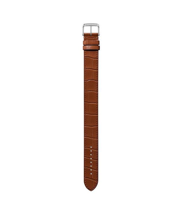 Alligator Print Leather Watch Strap picture 1