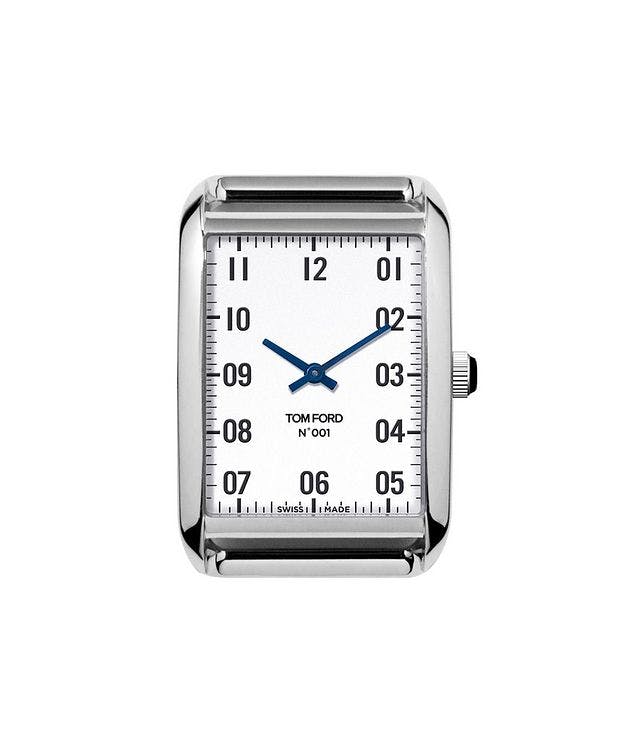 No. 001 Brushed Stainless Steel Interchangeable Watch Face picture 1