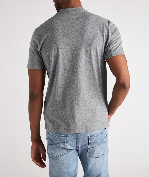 Cotton V-Neck T-Shirt  picture 4