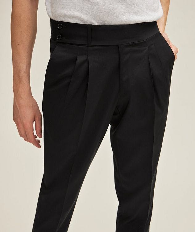 Wool Pleated Dress Pants picture 2