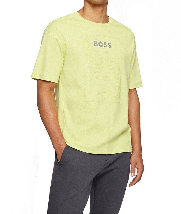 BOSS x AJBXNG Cotton Embroidered Logo T-Shirt  picture 2