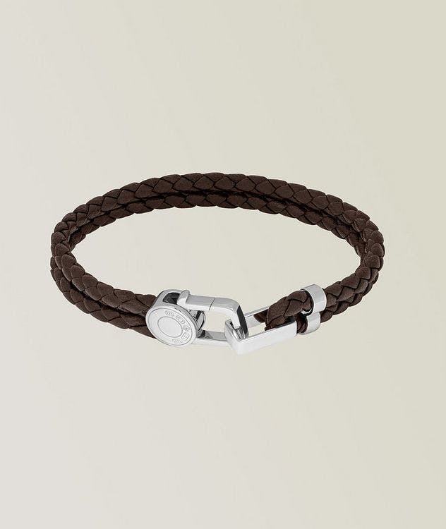 Signature Lock Leather Bracelet picture 1