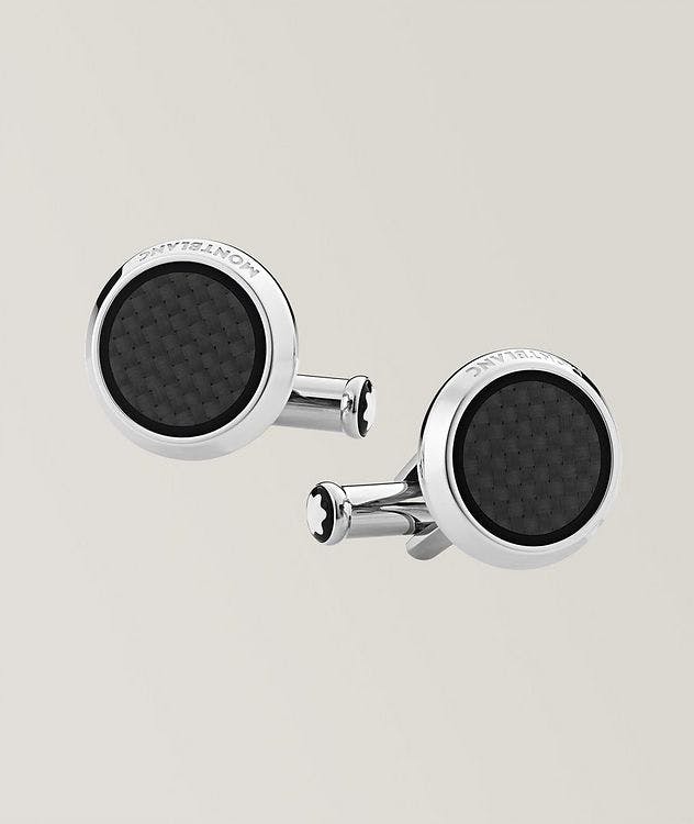 Extreme 2.0 Carbon Pattern Inlay Cufflinks picture 1